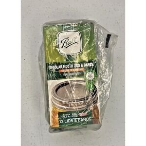 BALL Regular Mouth Lid & Band - 12 Count